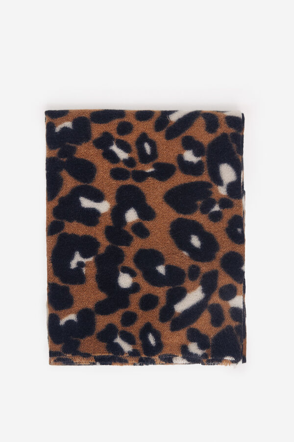 Milano Leopardo Scarf Beige/Claro