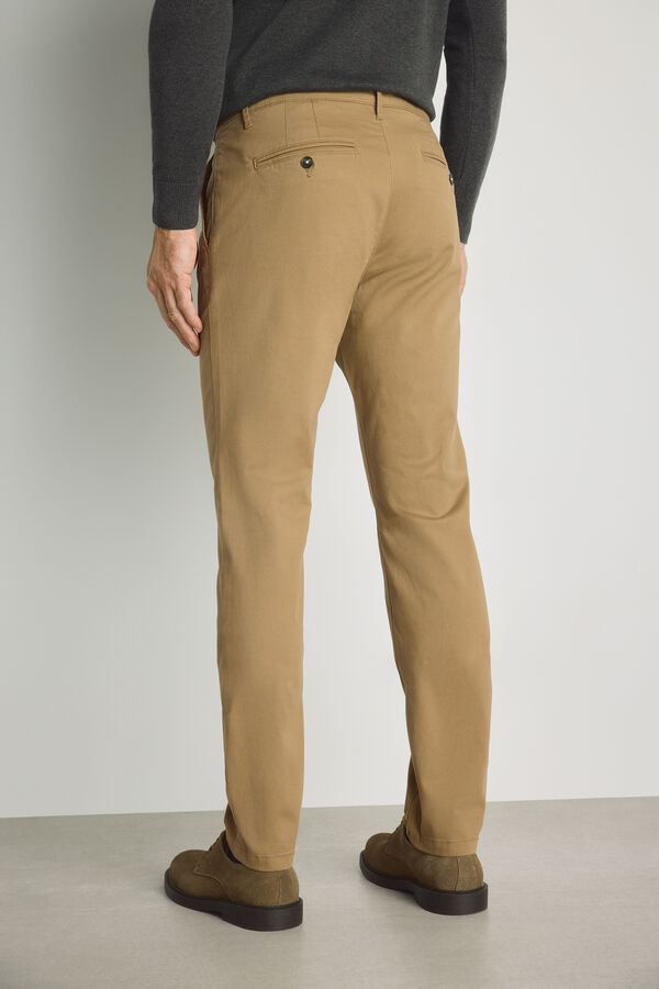 Milano Cal&ccedil;as chino slim fit Camel