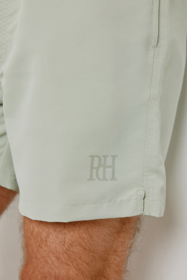 Pedro del Hierro Fato de banho liso C&aacute;qui m&eacute;dio