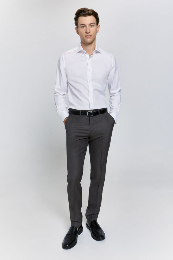 Pedro del Hierro Camisa vestir popelin Blanco