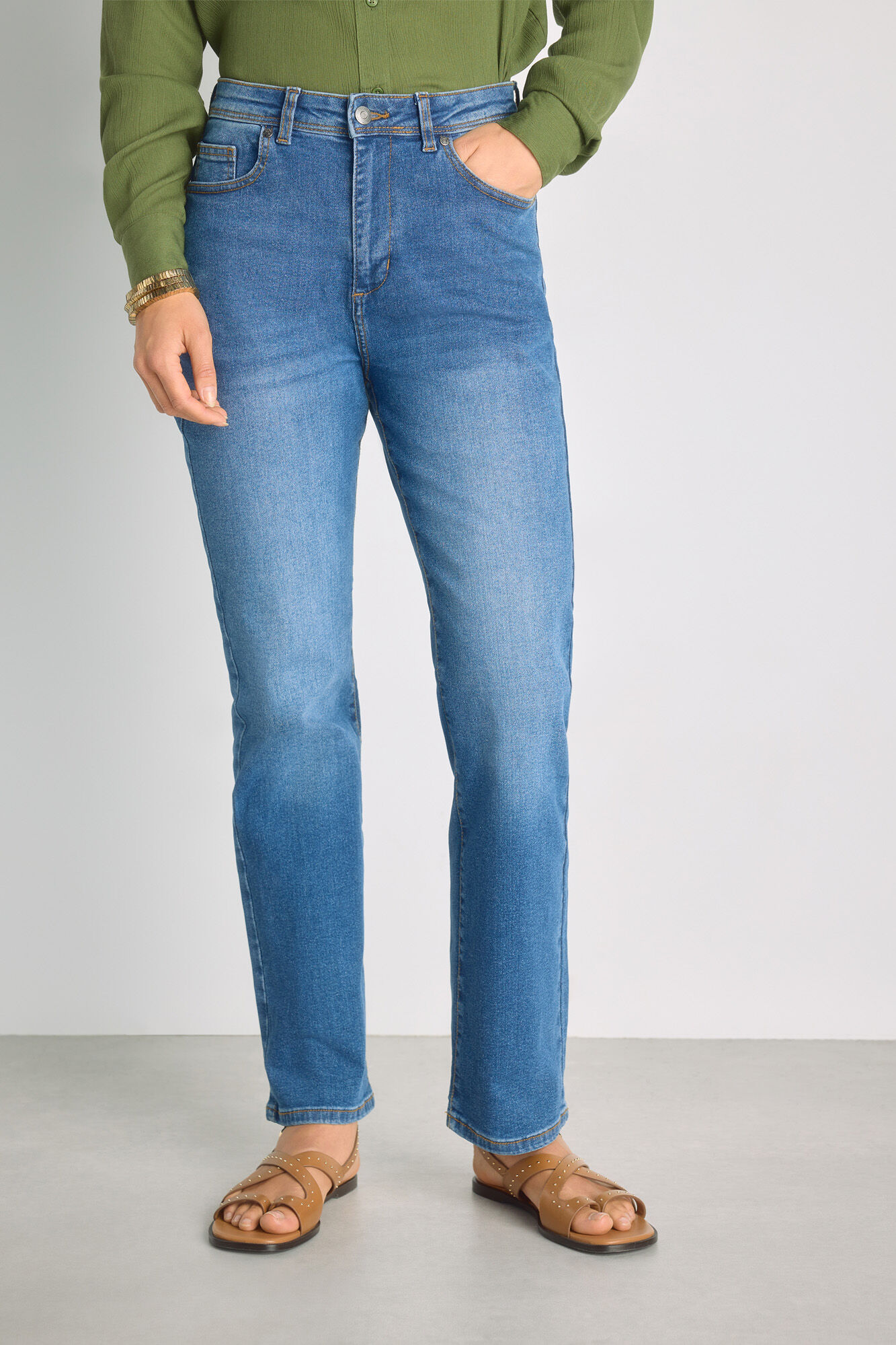 Milano Pantal&oacute;n denim regular