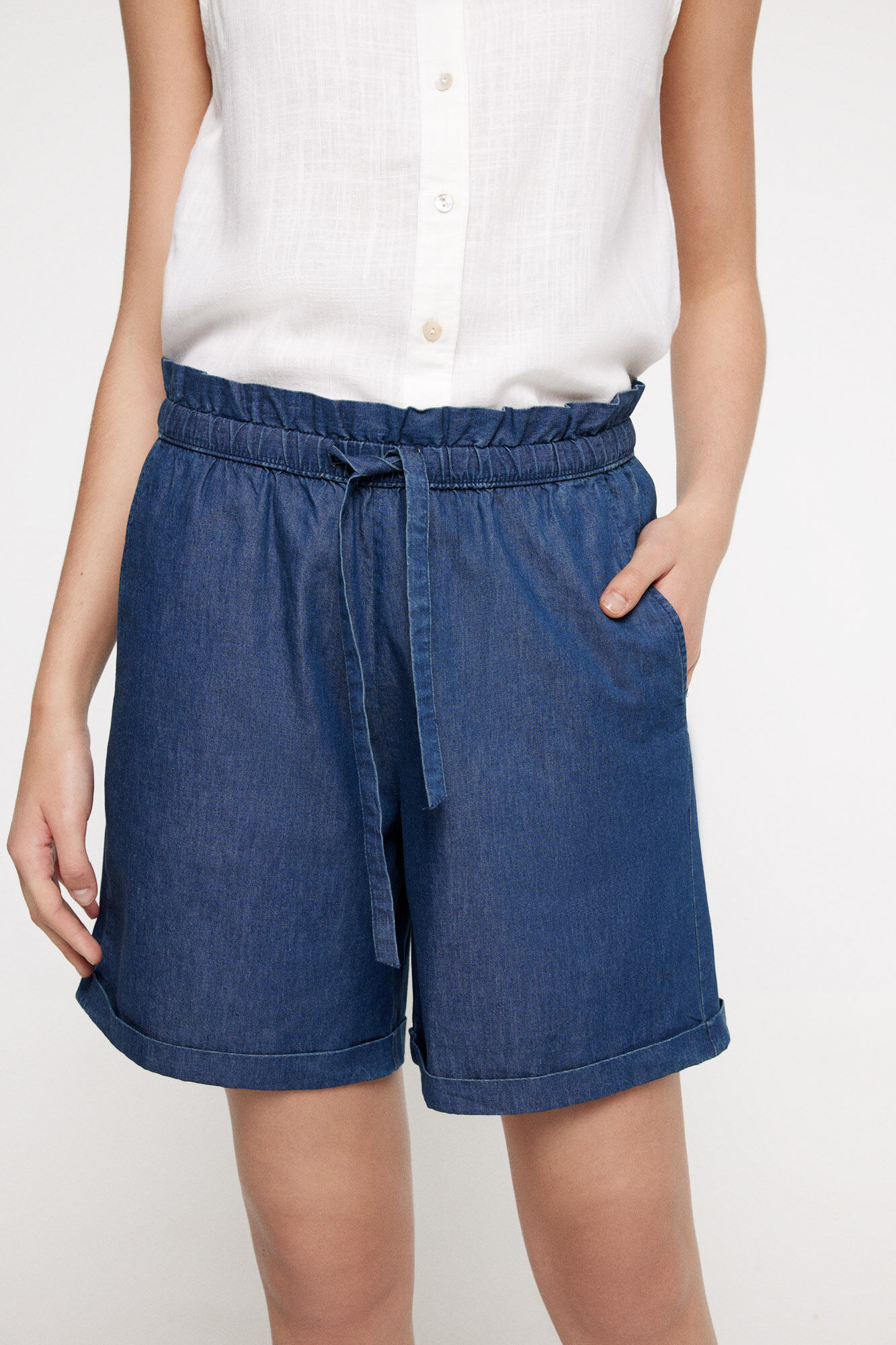 Milano Bermuda light denim