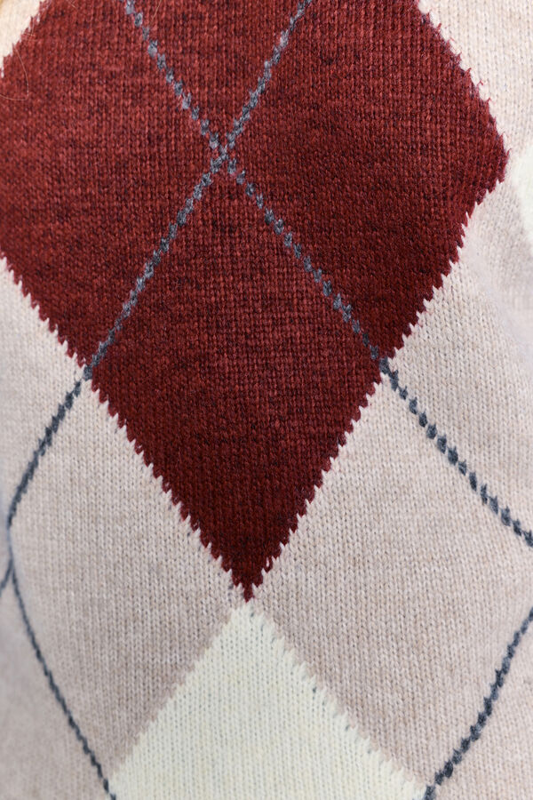 Milano Malha de malha colete Bege