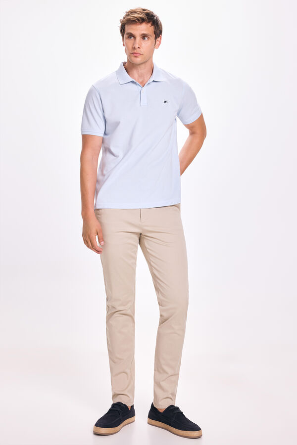 Pedro del Hierro Polo B&aacute;sico PDH Azul claro