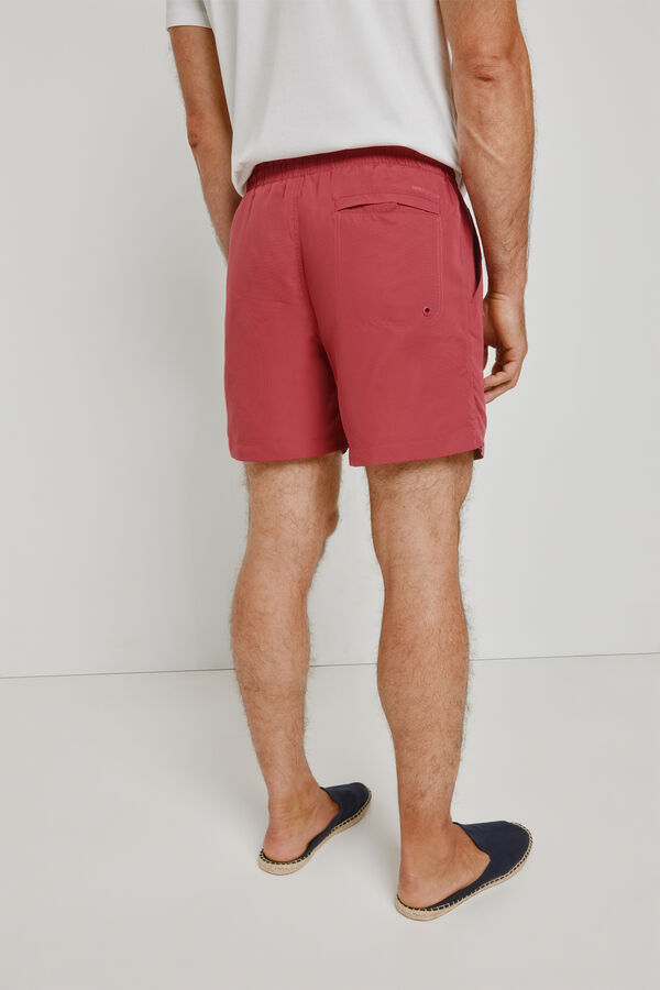 Springfield Fato de banho liso F&uacute;csia