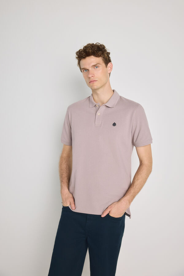 Springfield Polo de manga curta Rosa