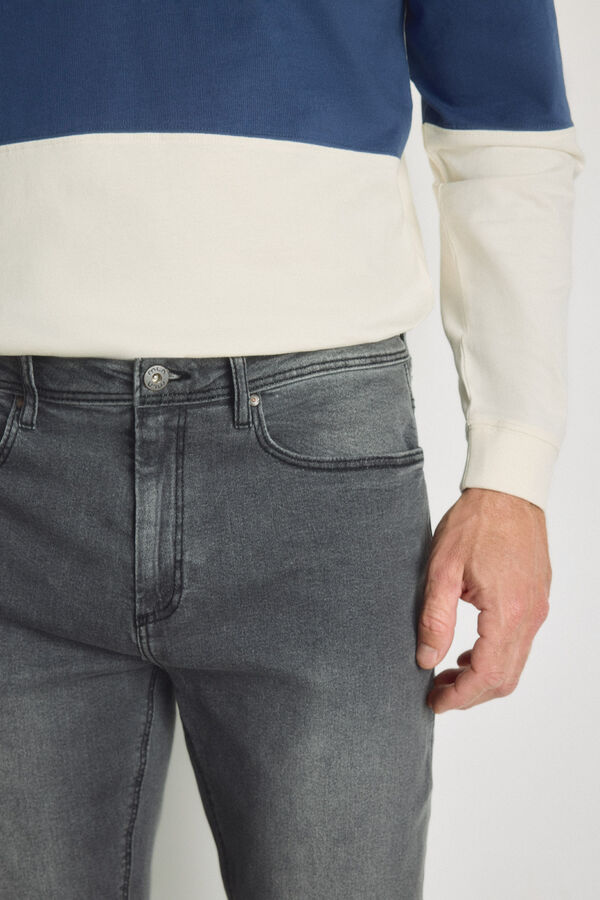 Milano Cal&ccedil;as jeans slim fit Cinza medio