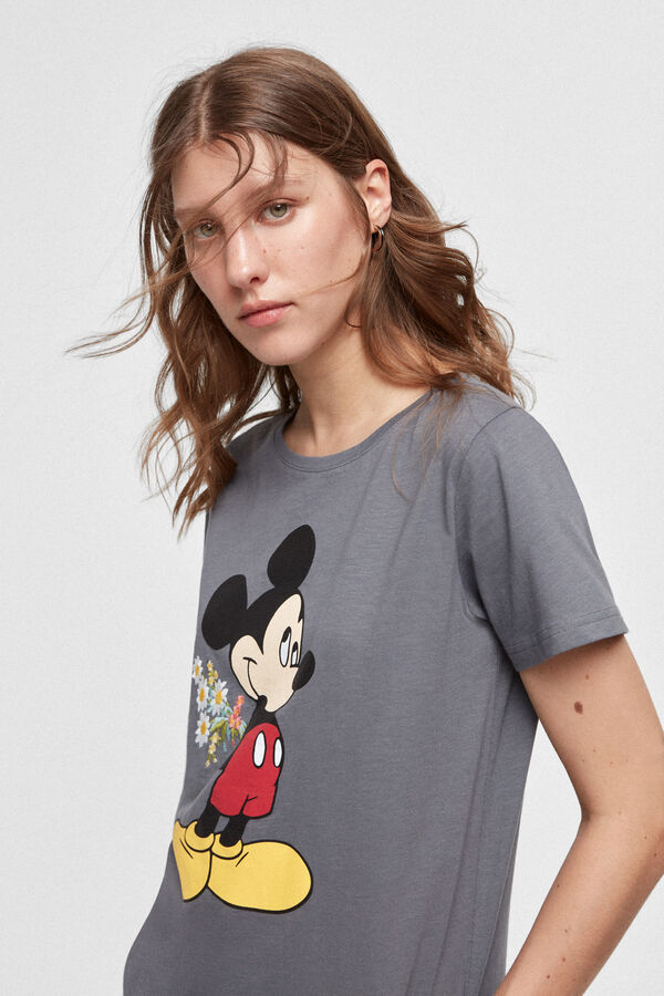 Fifty Outlet Camiseta Mickey Mouse Negro