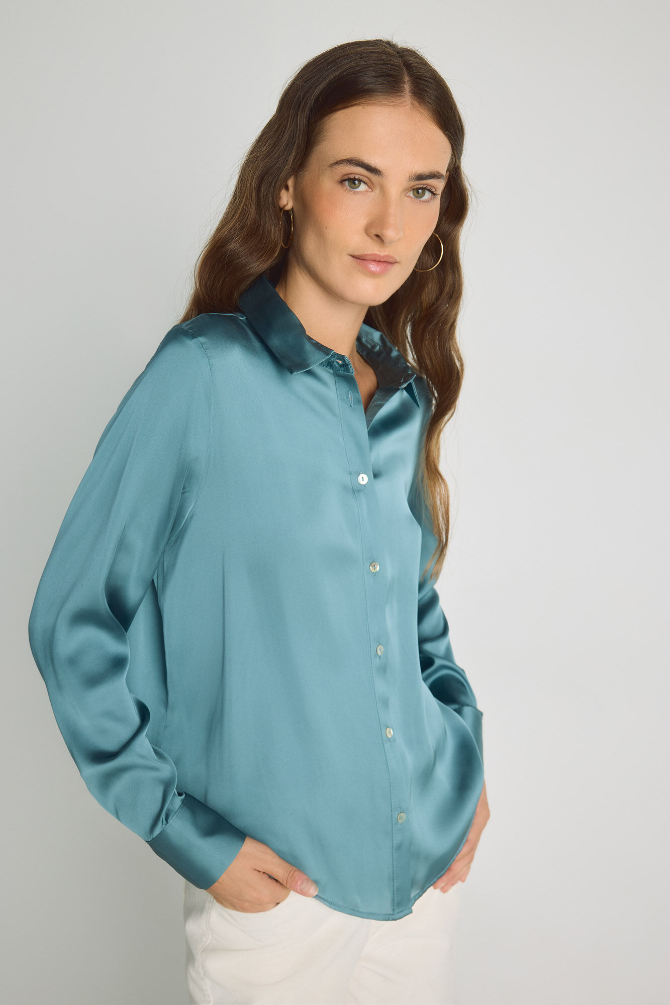 Milano Camisa satinada