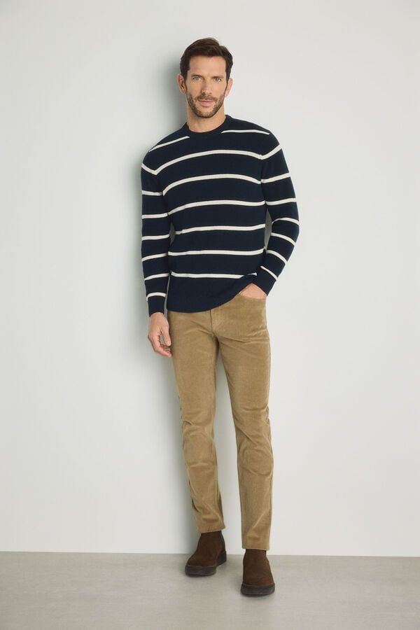 Springfield Camisola gola caixa Marinho