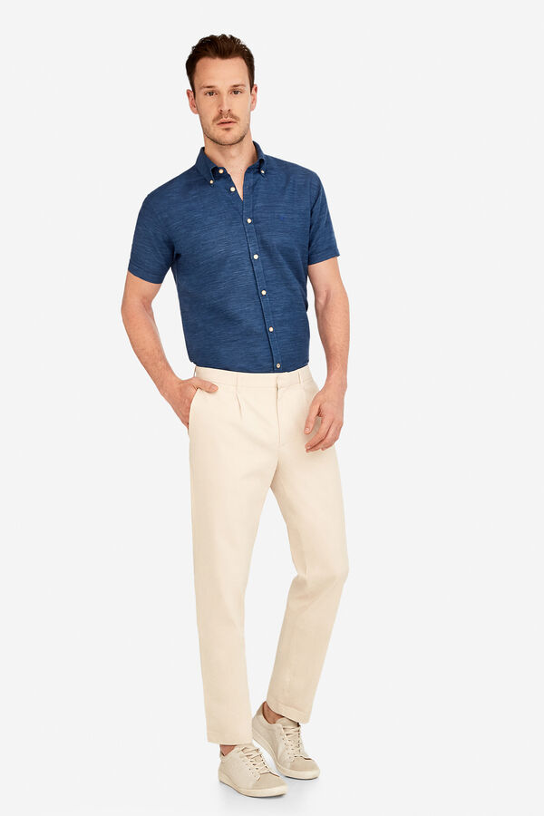 Fifty Outlet Pantalón Chino Print Bege