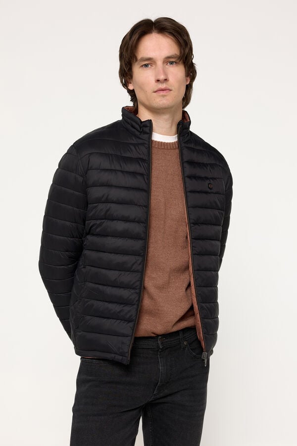Milano Jaqueta acolchoada revers&iacute;vel Preto