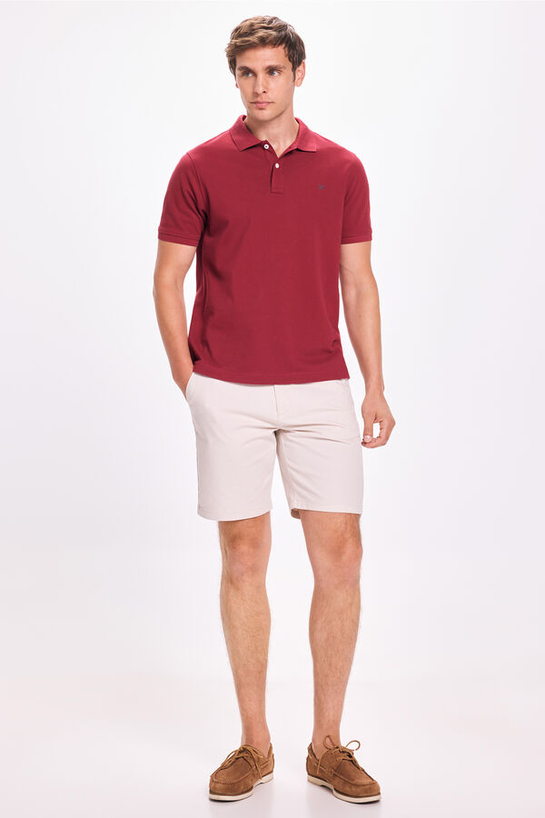 Pedro del Hierro Polo B&aacute;sico PDH Bordeaux