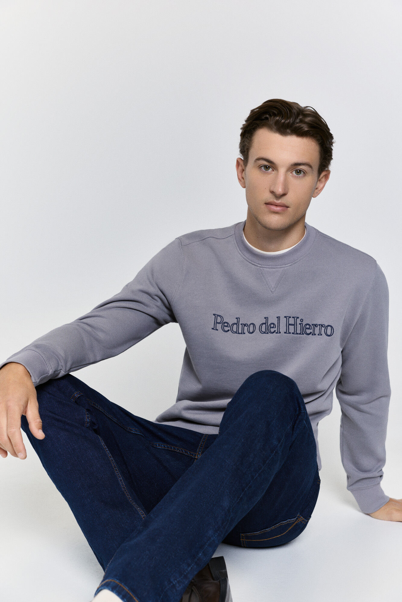 Pedro del Hierro Sudadera logo regular fit