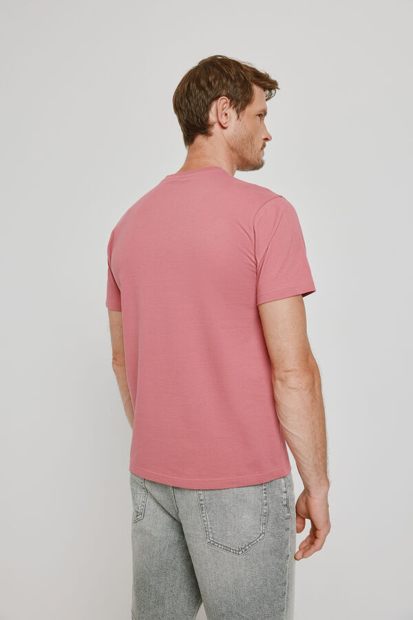 Springfield T-shirt de manga curta F&uacute;csia