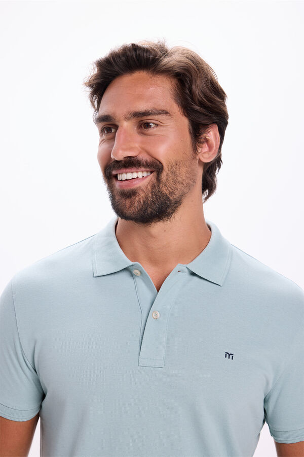 Milano Polo Piqu&eacute; B&aacute;sico Azul