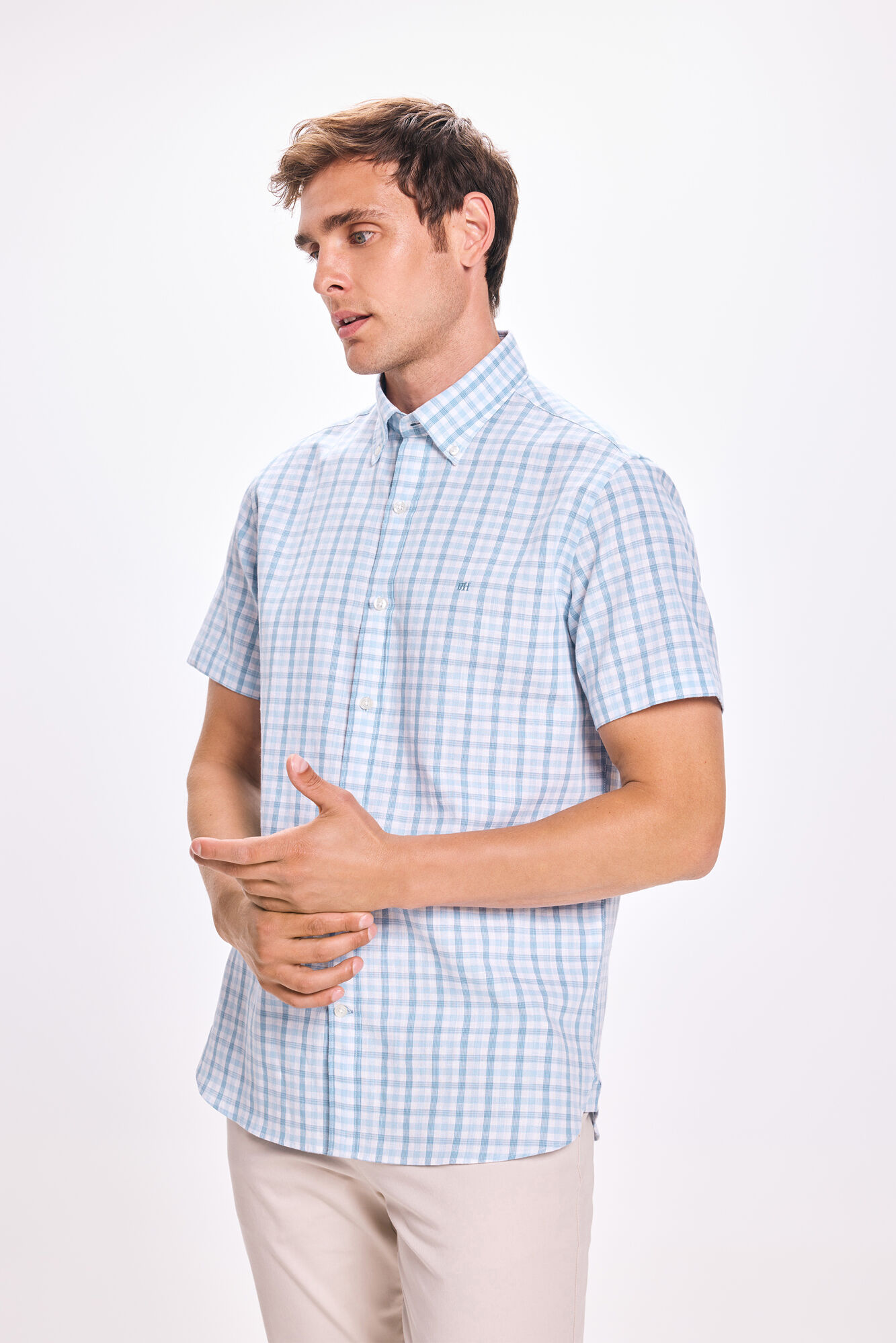 Pedro del Hierro Camisa Lino Pedro Del Hierro