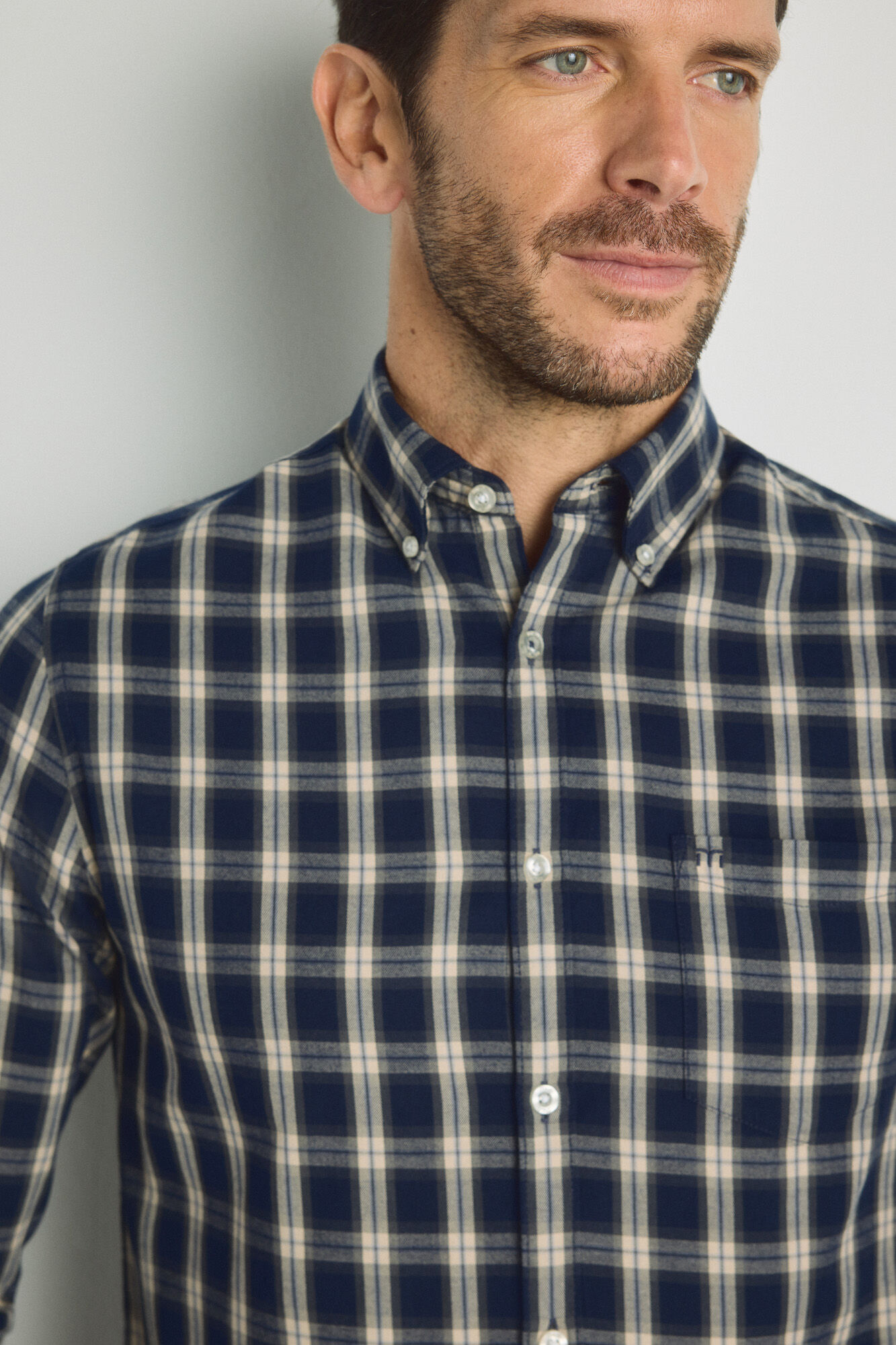 Milano Camisa cuadros manga larga