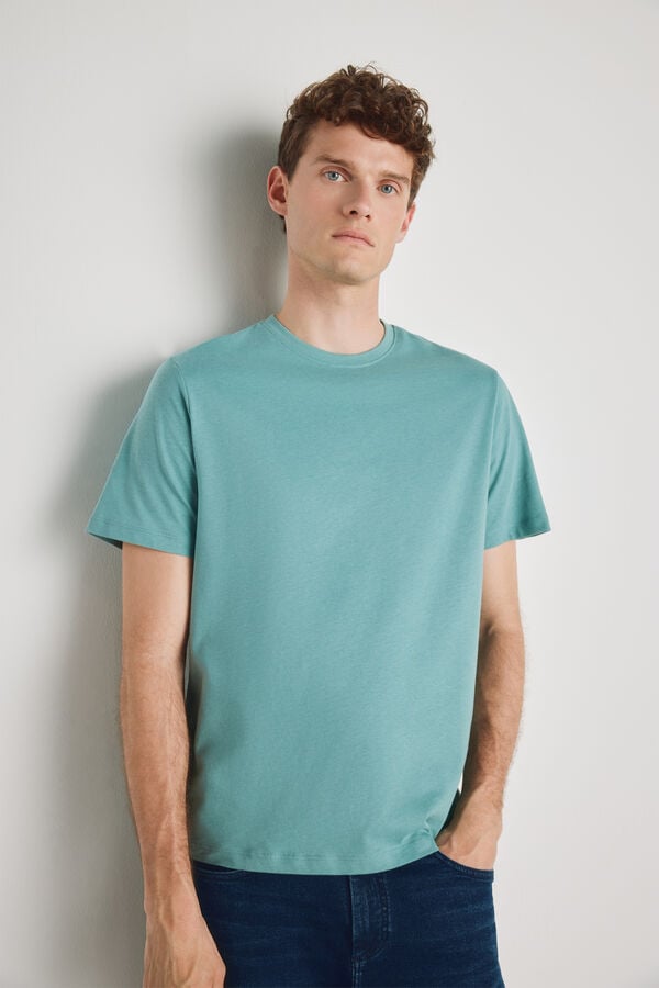 Milano T-shirt b&aacute;sica Azul