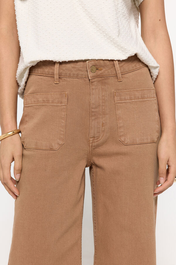 Fifty Outlet Calças culotte Camel