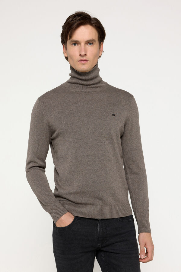 Milano Camisola de gola alta Cinza medio