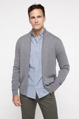 Pedro del Hierro Cardigan PDH com fecho-&eacute;clair Cinzento oscuro