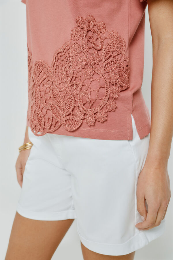 Milano T-shirt de manga curta Vinho