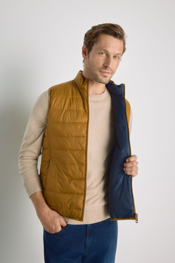 Milano Chaleco acolchado ultralight Marr&oacute;n