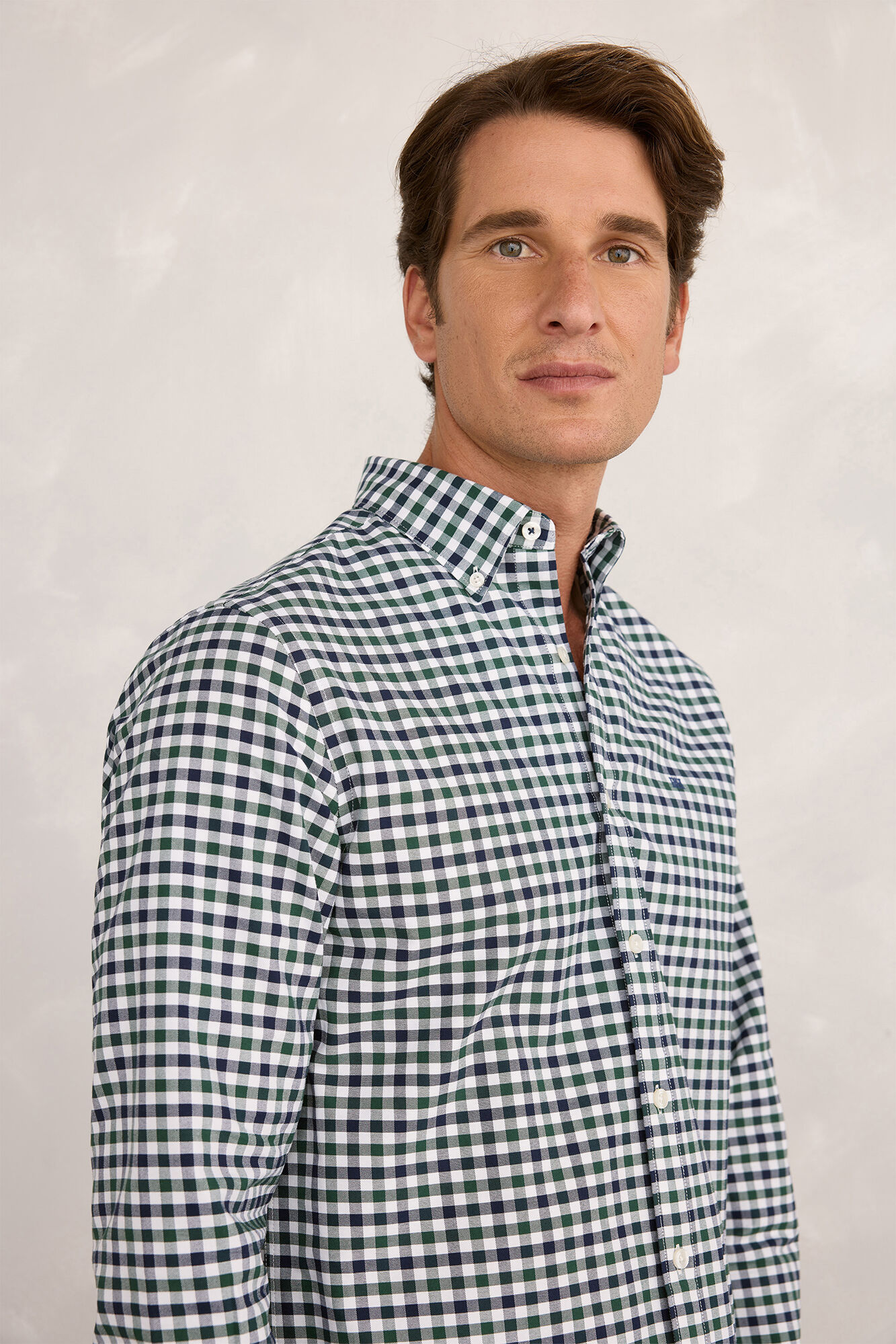 Pedro del Hierro Camisa esportiva xadrez