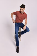 Milano Calça jeans slim fit Azul