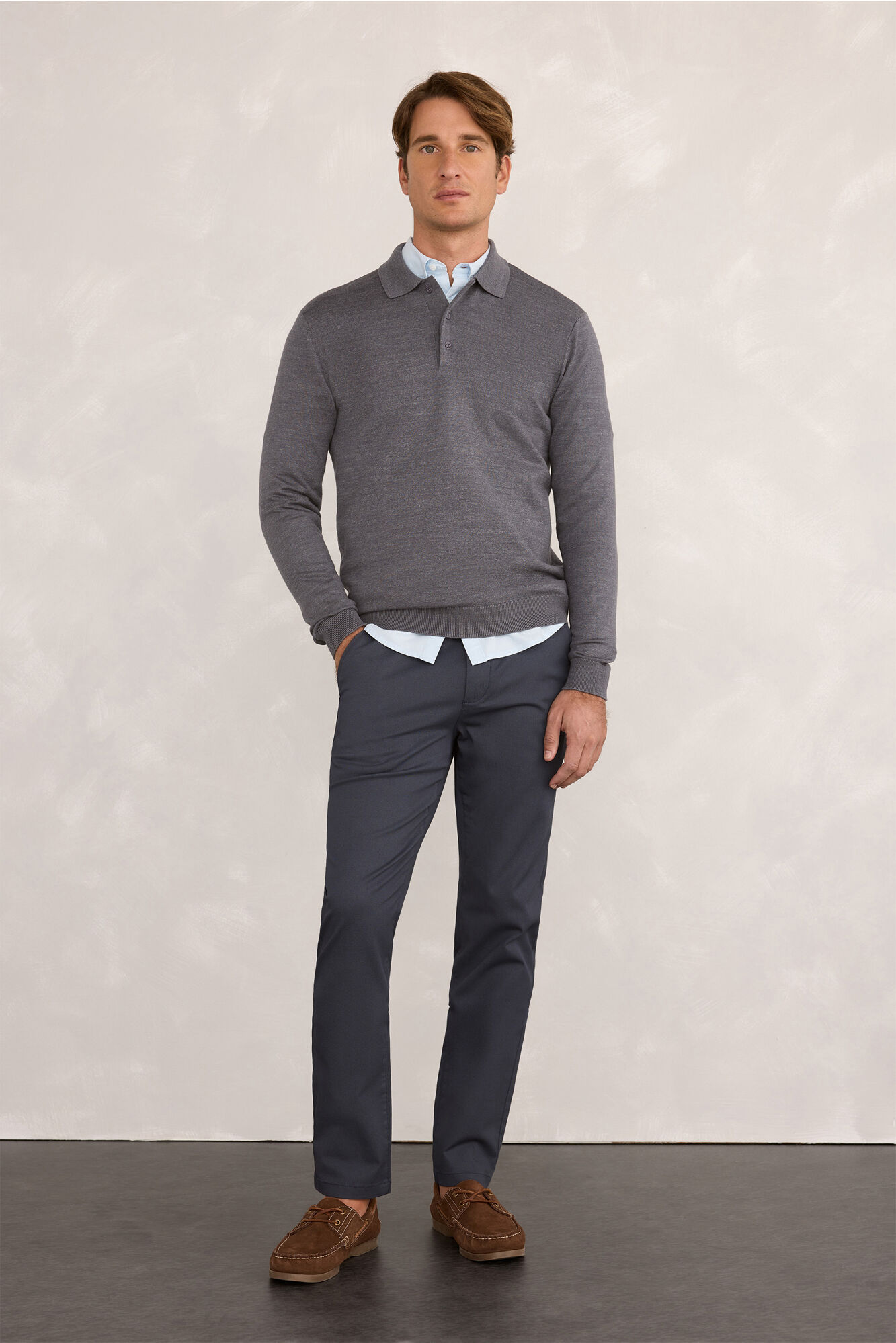 Milano Jersey Polo Botones