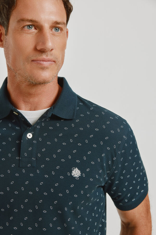 Springfield Polo de manga curta Azul