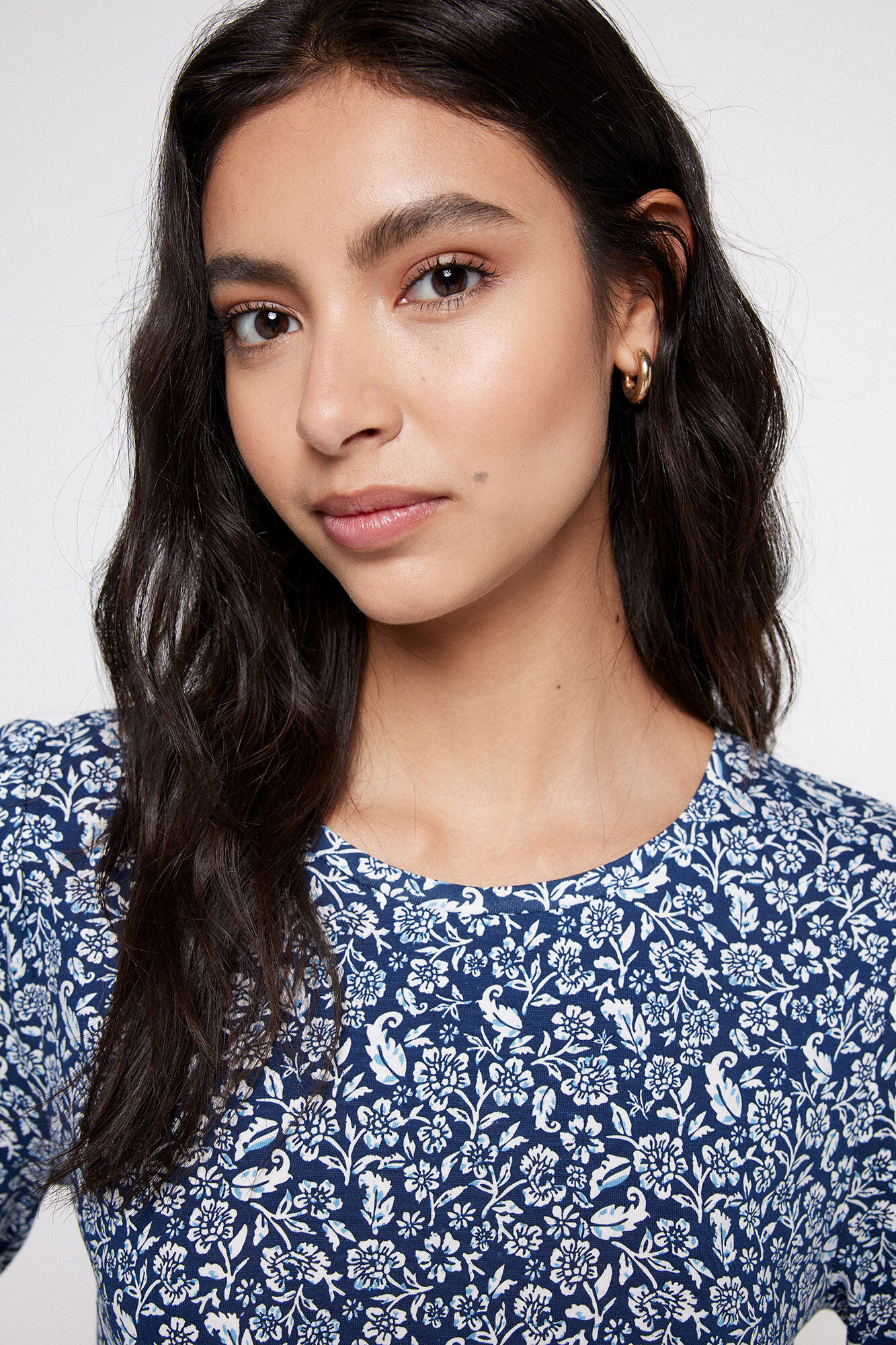 Milano Camisola estampada nos punhos