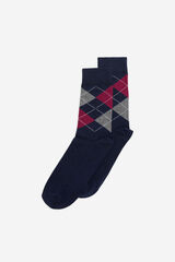 Milano Meias Rhombus Bordeaux