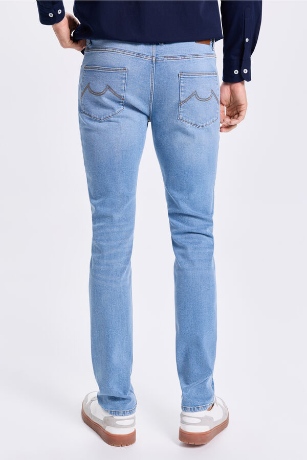 Milano Pantalón Denim Skinny Azul Claro
