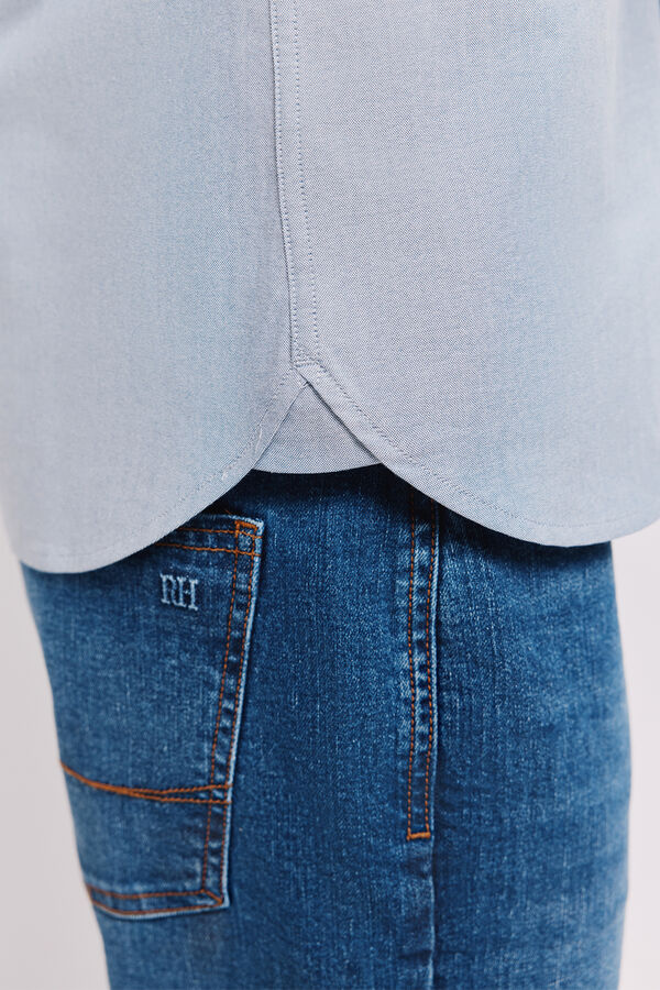 Pedro del Hierro Camisa lisa manga larga Navy