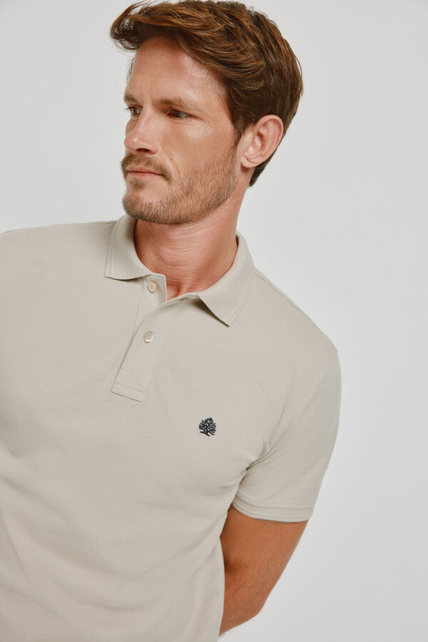 Springfield Polo manga curta Areia