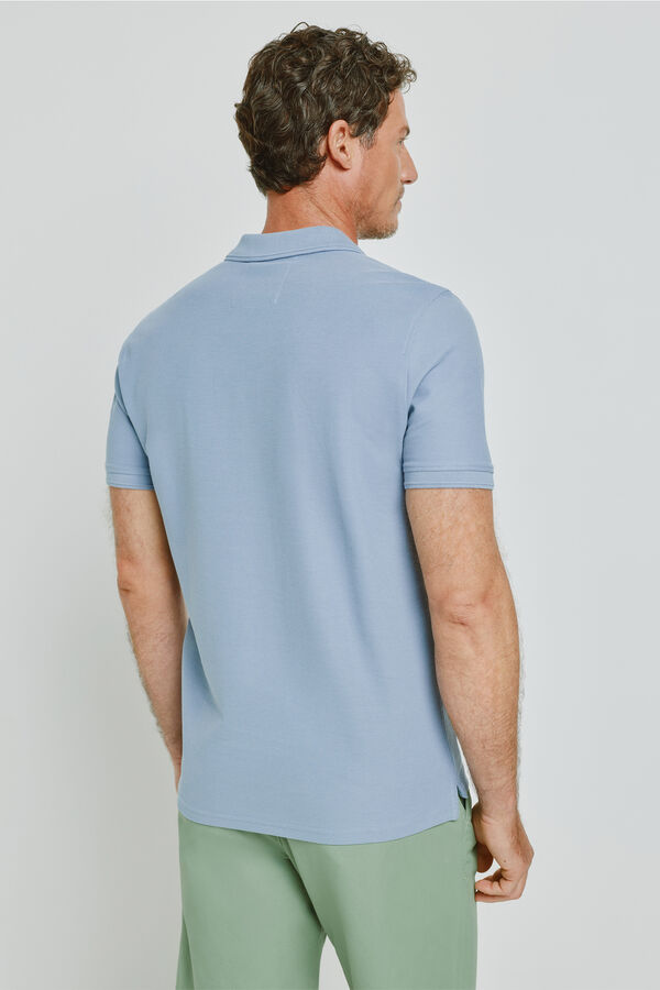 Milano Polo manga corta Azul