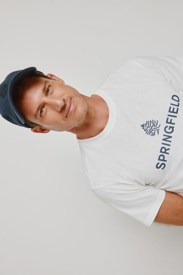 Springfield T-shirt de manga curta Branco