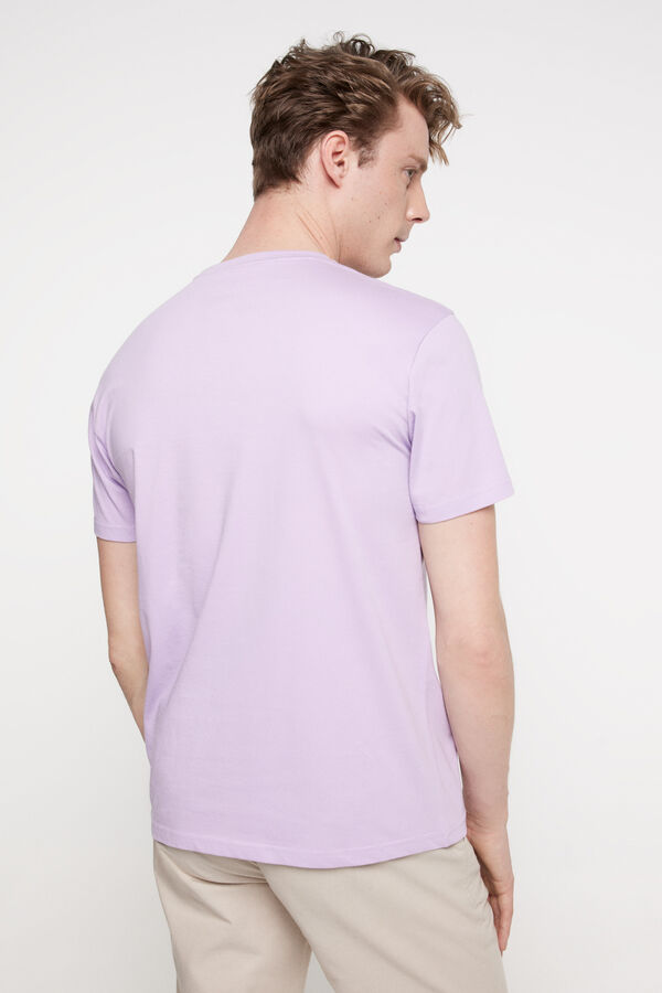 Fifty Outlet Camiseta Estampada 100% algodón Morado/Lila