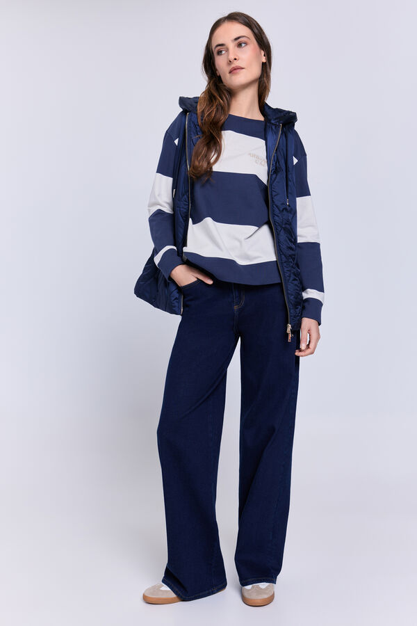 Milano Pantalón denim ancho Navy