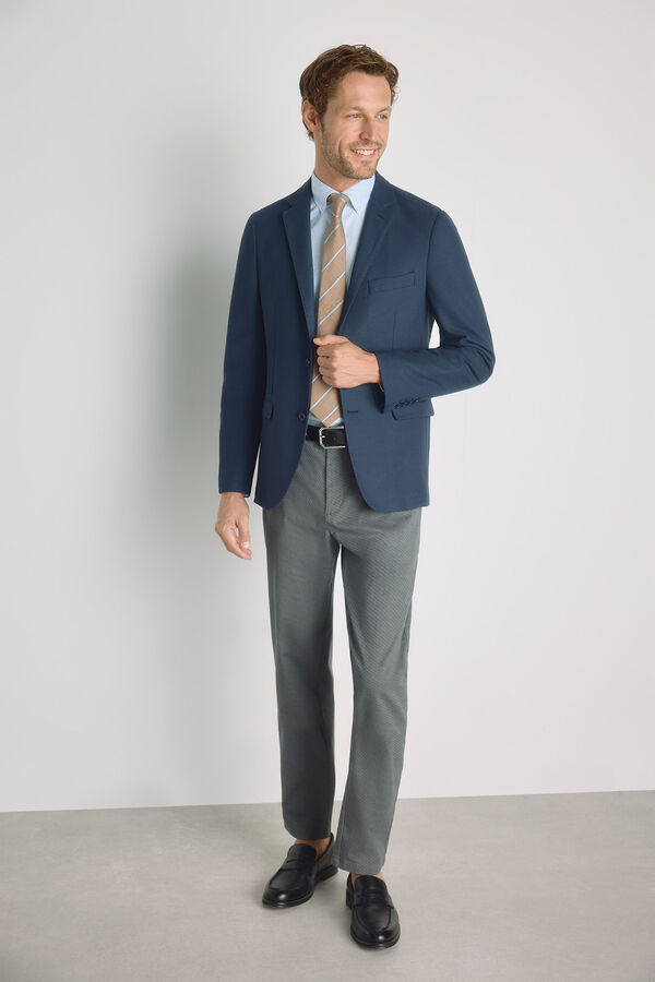 Milano Blazer de malha Marinho