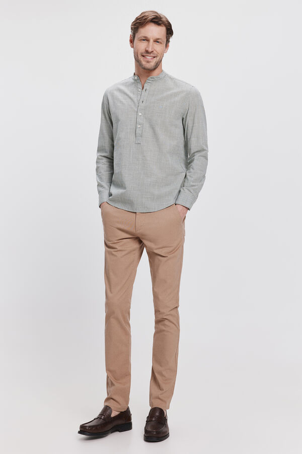 Milano Camisa Mao Polo Verde