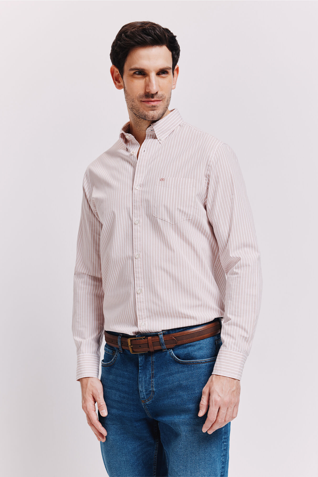 Milano Camisa rayas manga larga