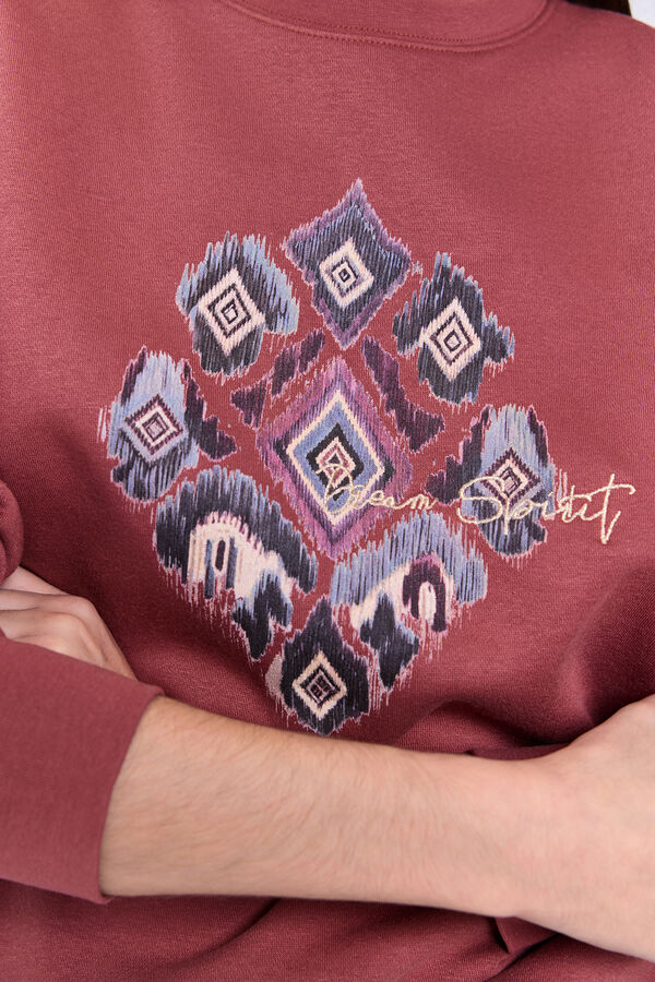 Milano Sudadera estampado Coral