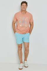 Milano Fato de banho liso Azul indigo