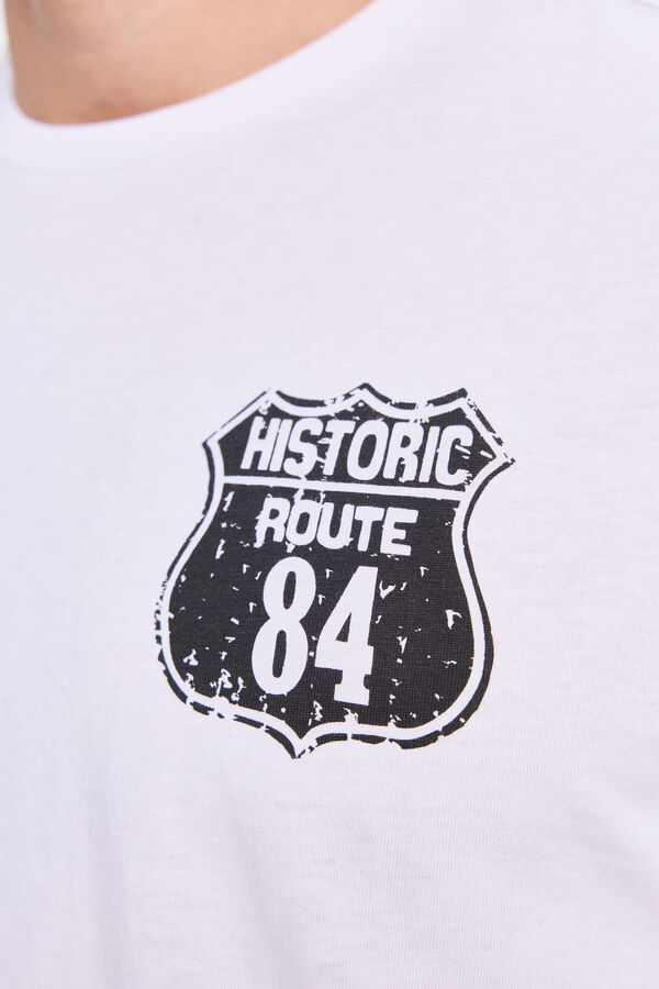 Milano Camiseta Estampda Branco