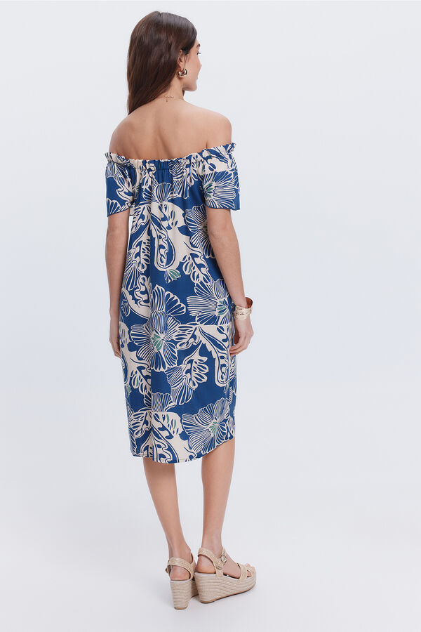 Milano Vestido curto flu&iacute;do Multicolor