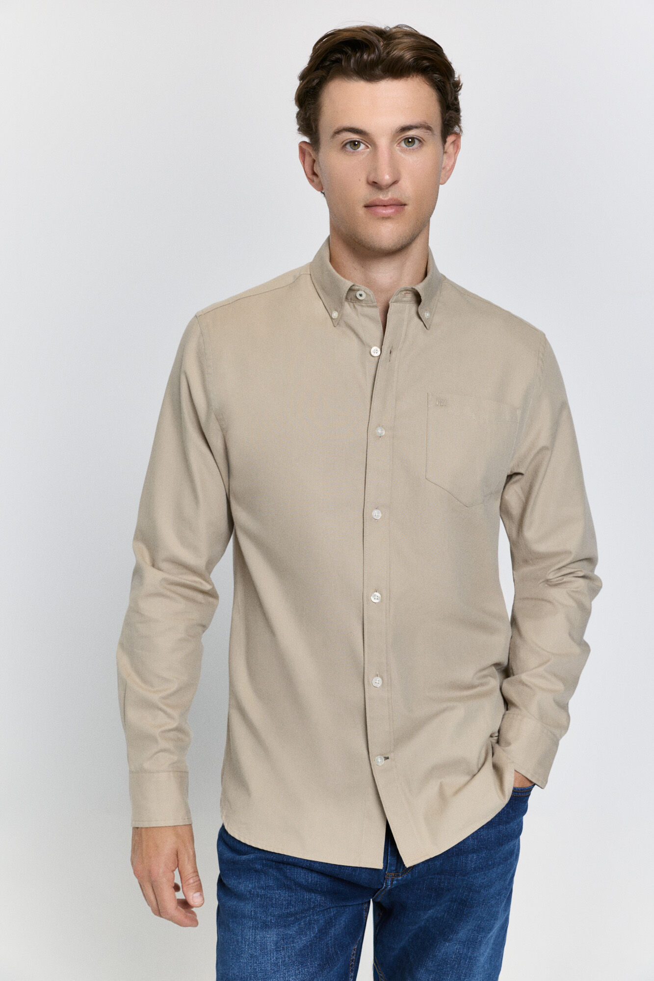 Pedro del Hierro Camisa lisa relaxed fit