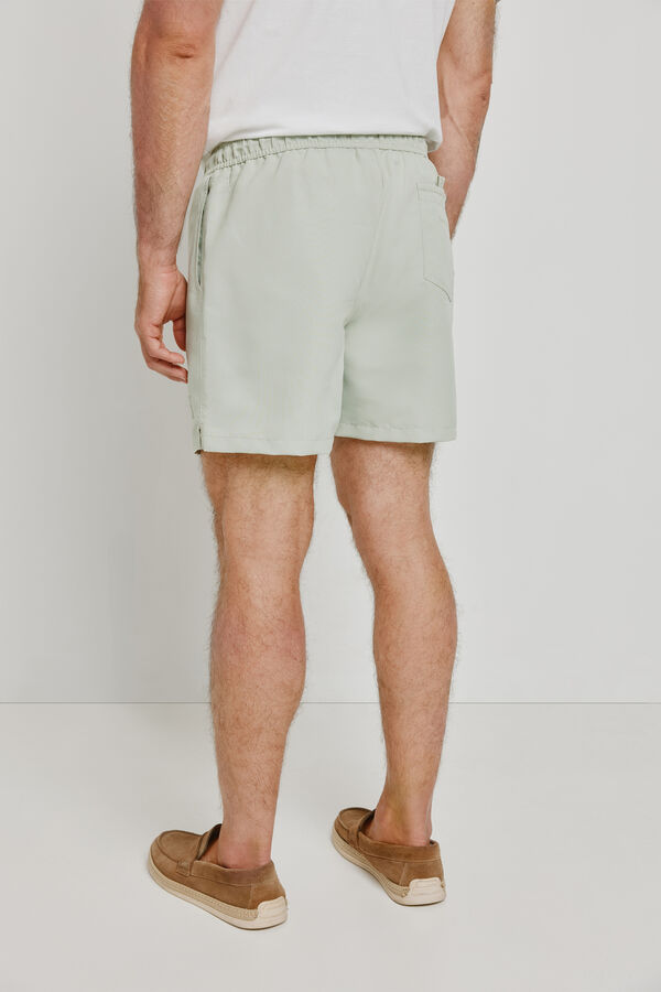 Pedro del Hierro Fato de banho liso C&aacute;qui m&eacute;dio